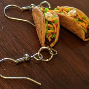 Taco earrings